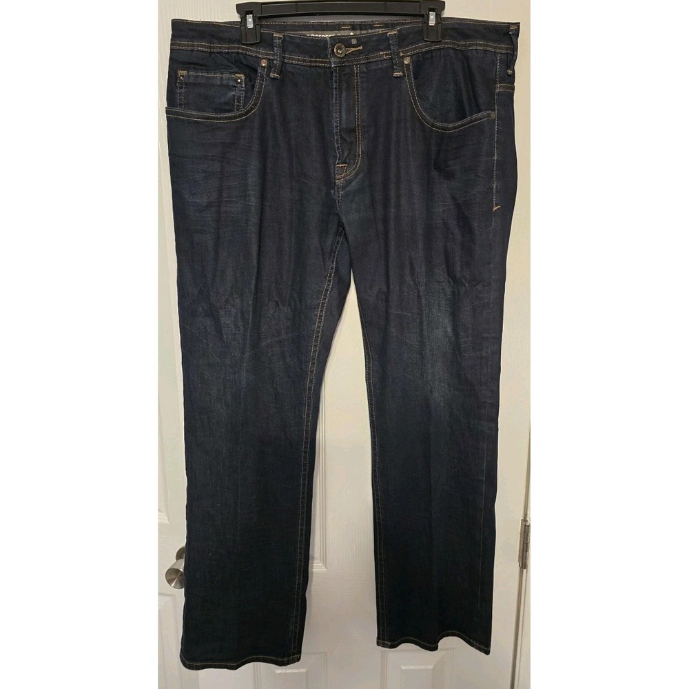 Buffalo David Bitton Jeans Mens 38x30 Blue Six-X Slim Straight Stretch Denim